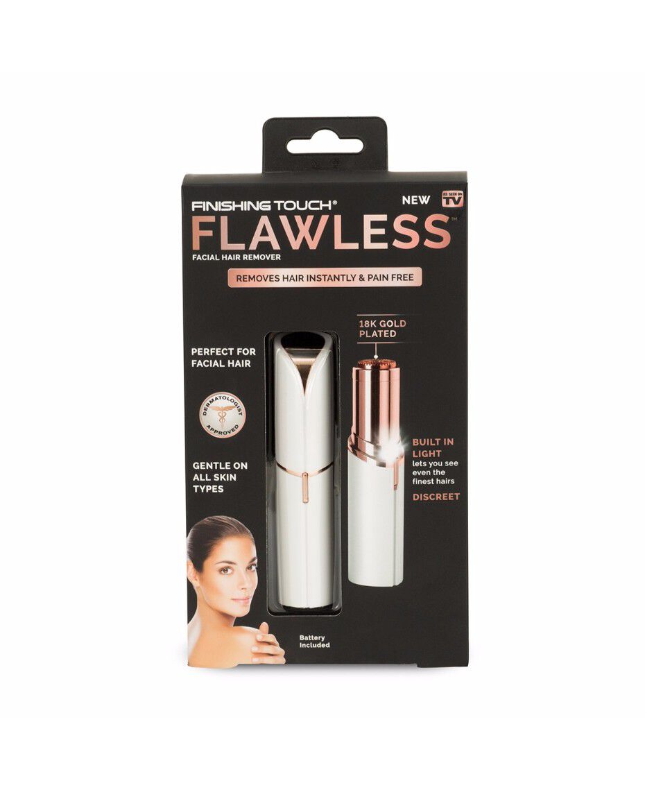Finishing Touch Flawless Facial Hair Remover White Shaver Shop